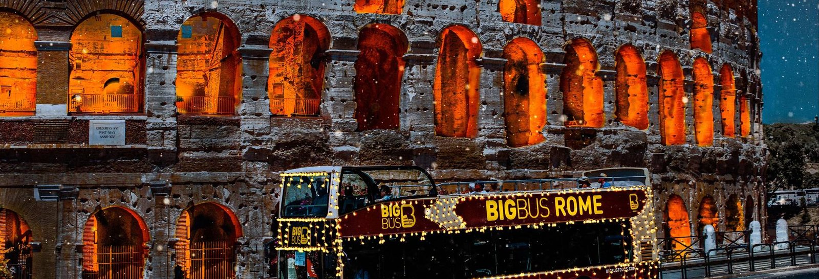 Autobús navideño de Roma